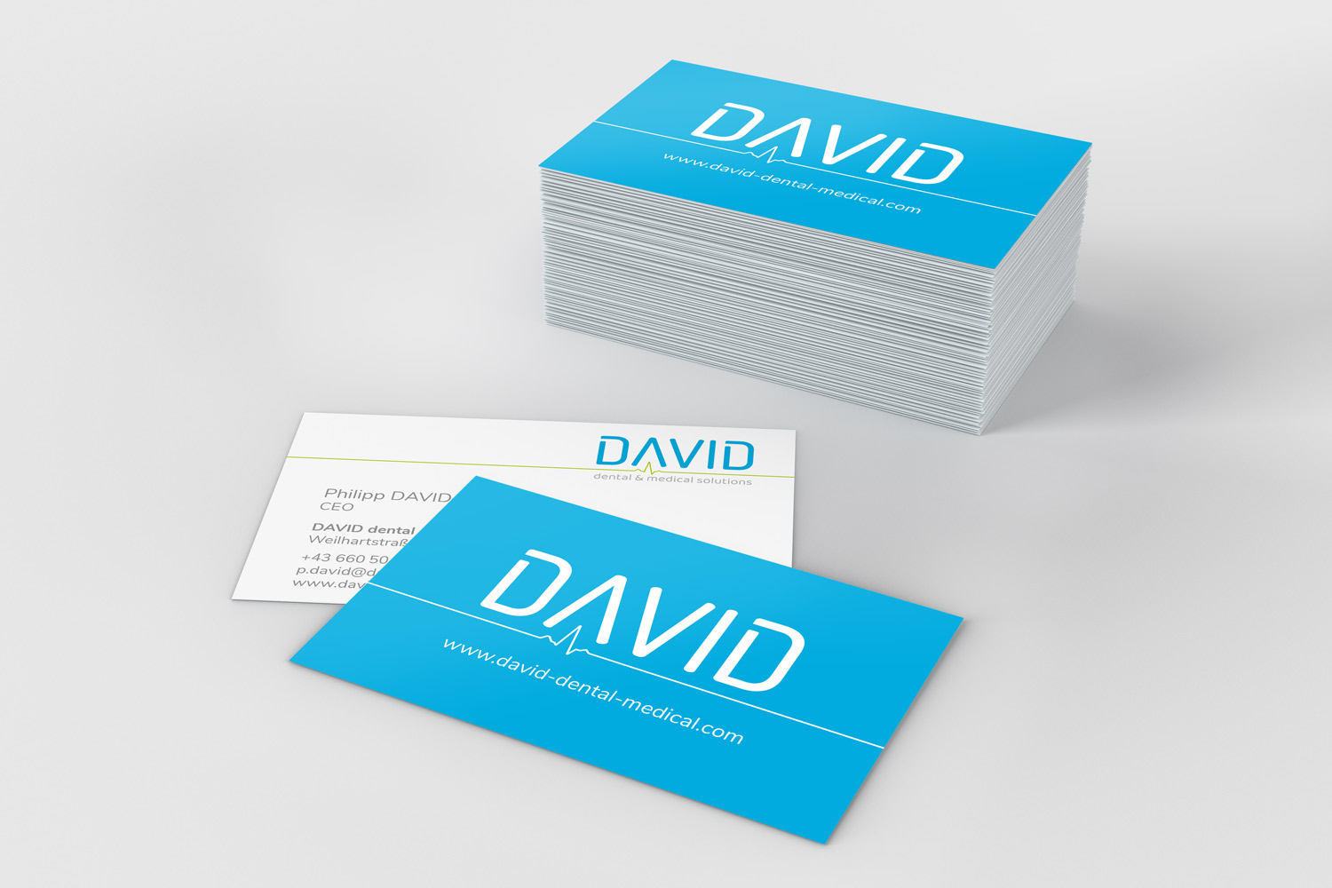 Visitenkarten David Dental Medical Solutions